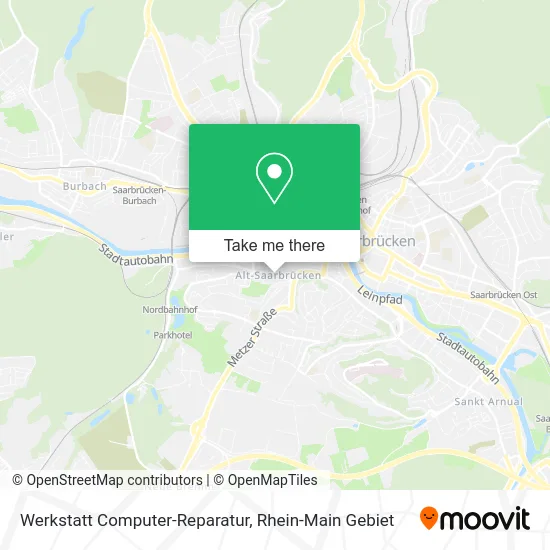 Карта Werkstatt Computer-Reparatur