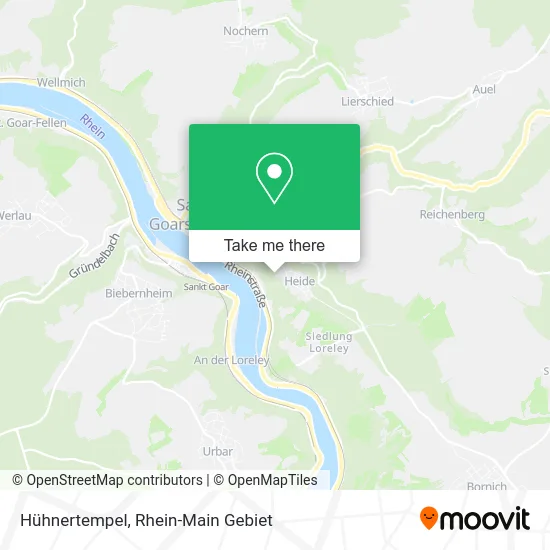 Карта Hühnertempel