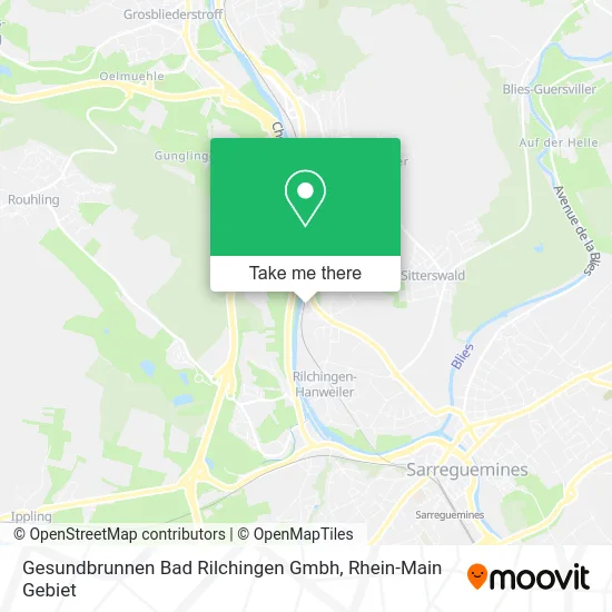 Карта Gesundbrunnen Bad Rilchingen Gmbh