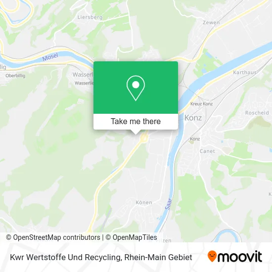 Карта Kwr Wertstoffe Und Recycling