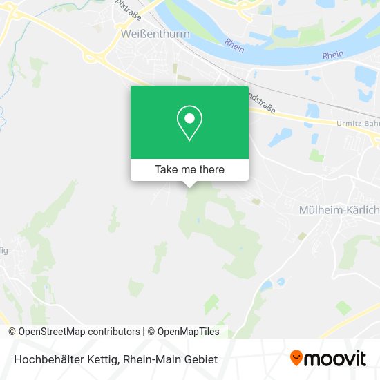 Карта Hochbehälter Kettig