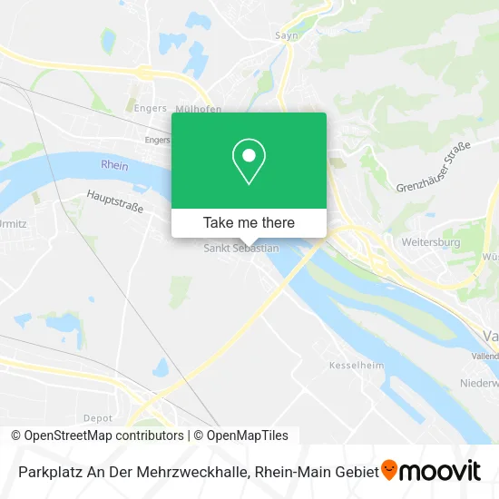 Карта Parkplatz An Der Mehrzweckhalle