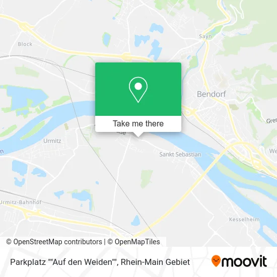 Карта Parkplatz ""Auf den Weiden""