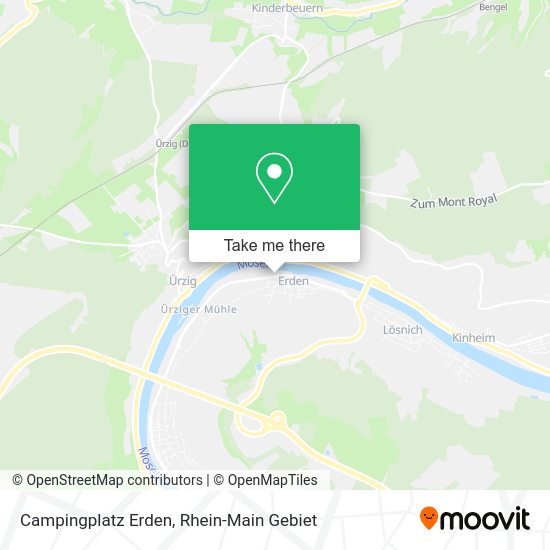 Карта Campingplatz Erden