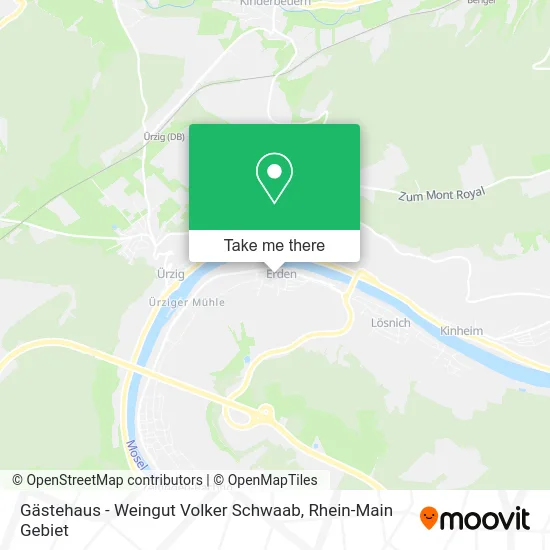 Карта Gästehaus - Weingut Volker Schwaab