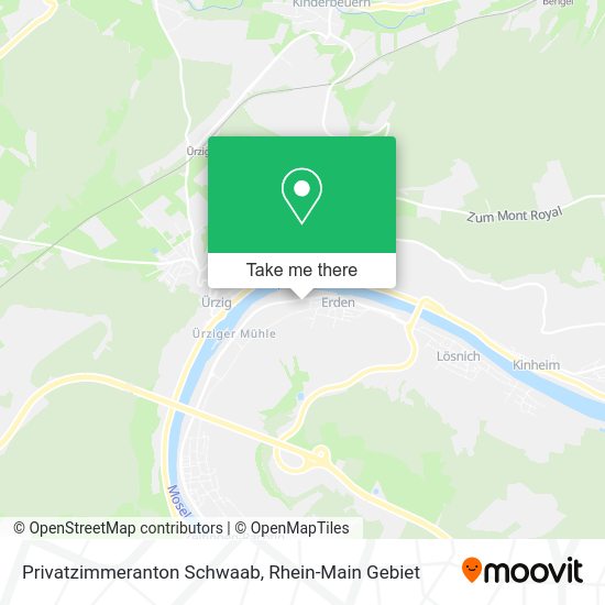 Карта Privatzimmeranton Schwaab