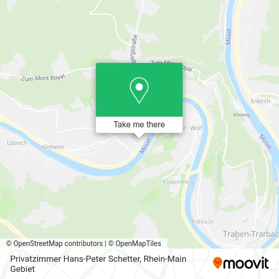 Карта Privatzimmer Hans-Peter Schetter