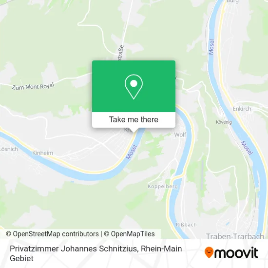 Карта Privatzimmer Johannes Schnitzius