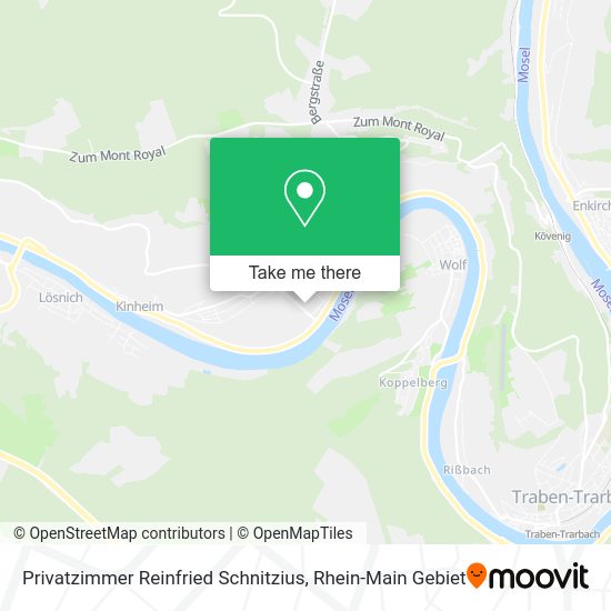 Карта Privatzimmer Reinfried Schnitzius