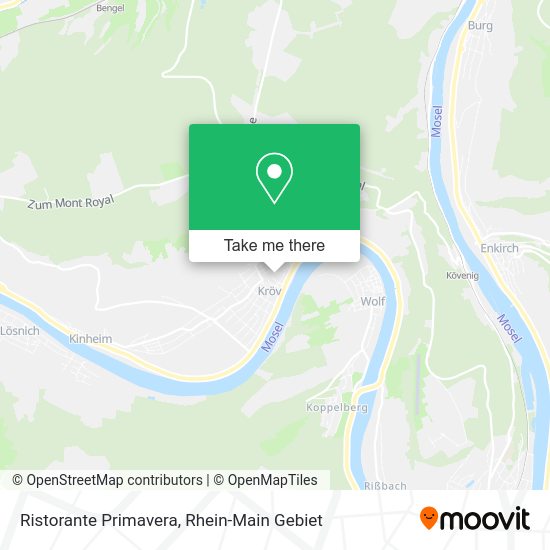 Карта Ristorante Primavera