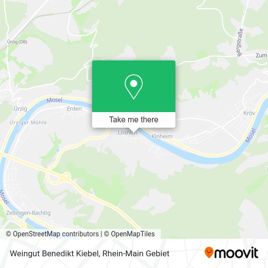 Карта Weingut Benedikt Kiebel