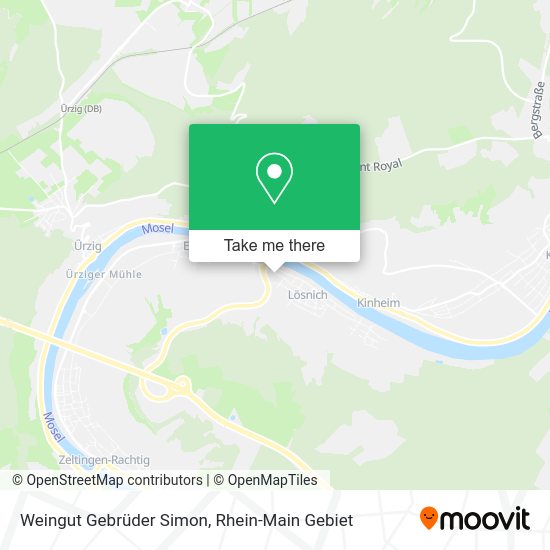 Карта Weingut Gebrüder Simon