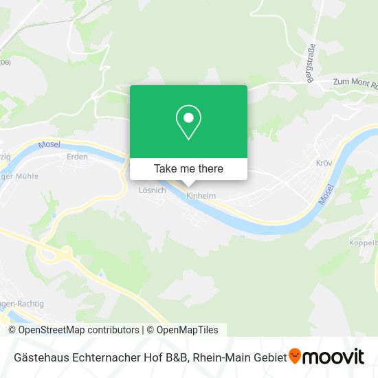 Карта Gästehaus Echternacher Hof B&B