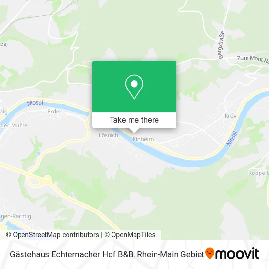 Карта Gästehaus Echternacher Hof B&B