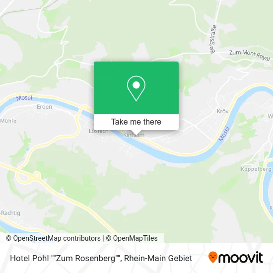 Карта Hotel Pohl ""Zum Rosenberg""