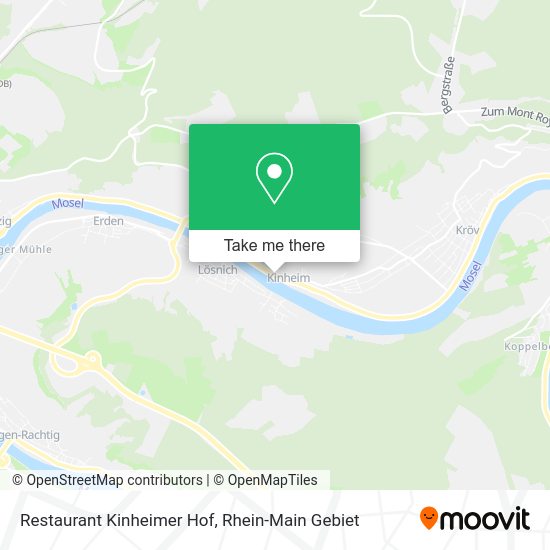 Карта Restaurant Kinheimer Hof