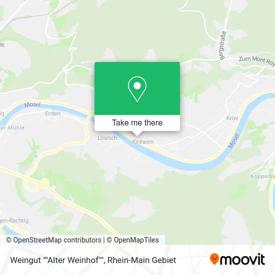 Карта Weingut ""Alter Weinhof""
