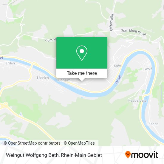 Карта Weingut Wolfgang Beth
