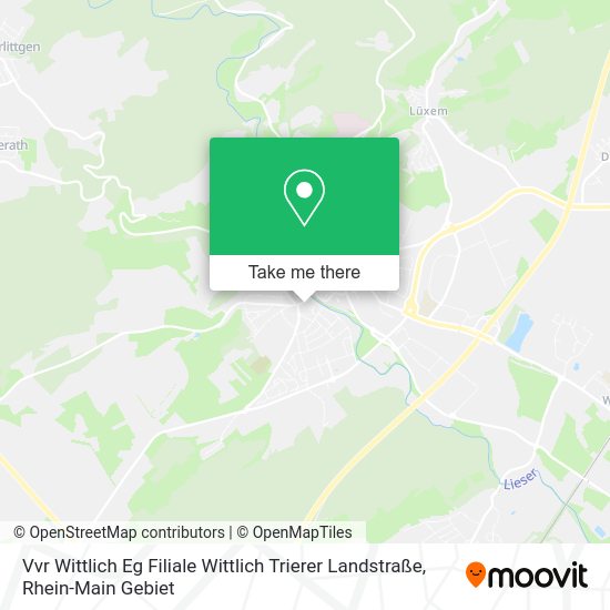 Карта Vvr Wittlich Eg Filiale Wittlich Trierer Landstraße