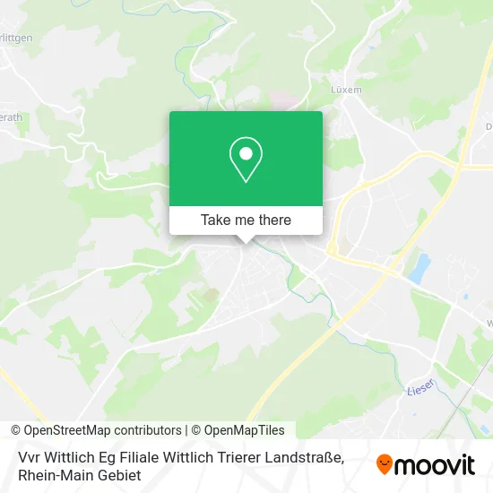 Карта Vvr Wittlich Eg Filiale Wittlich Trierer Landstraße