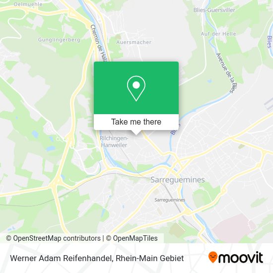 Карта Werner Adam Reifenhandel