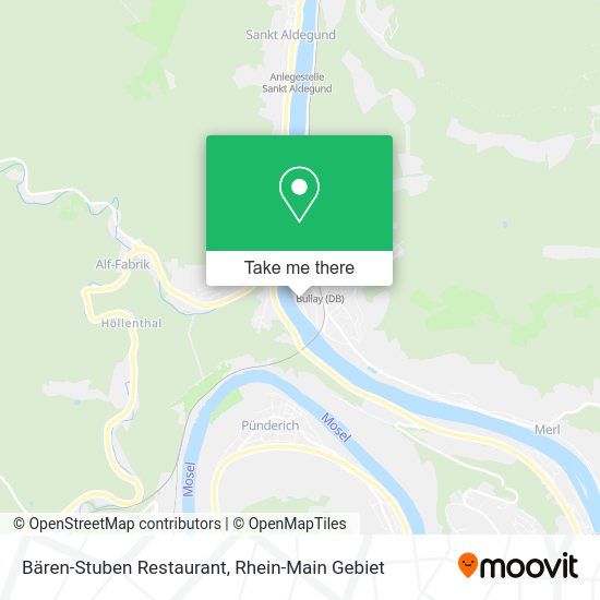 Карта Bären-Stuben Restaurant