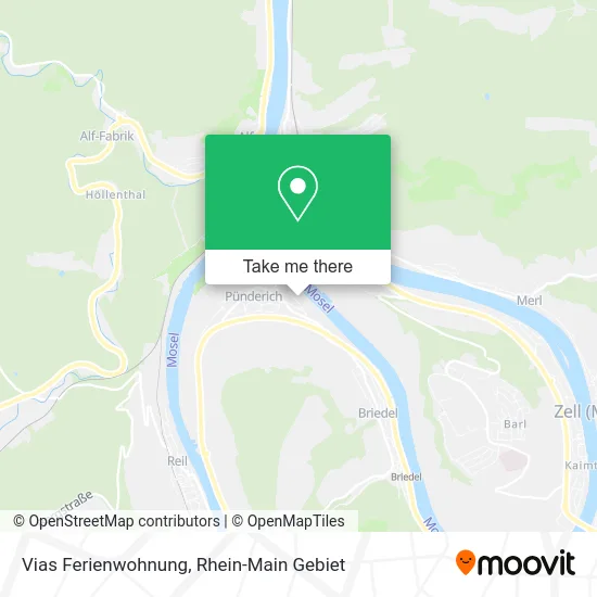 Карта Vias Ferienwohnung