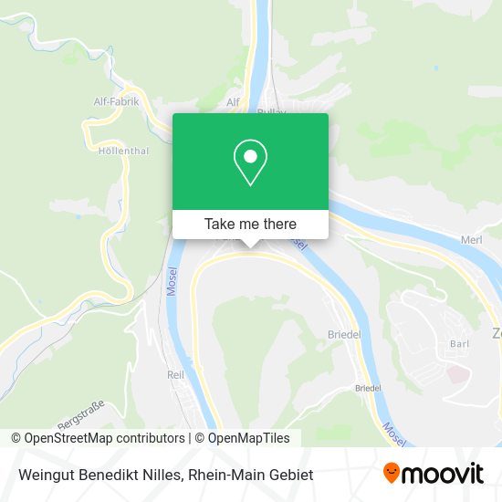 Карта Weingut Benedikt Nilles