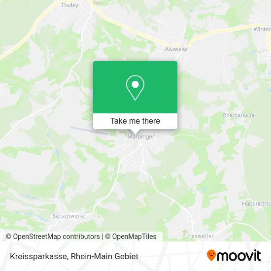 Карта Kreissparkasse