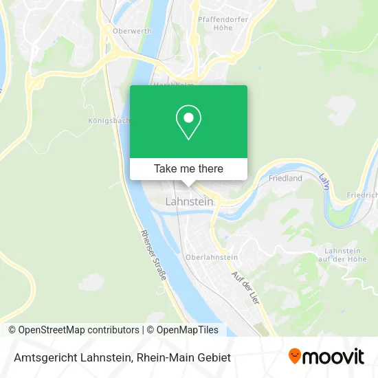 Карта Amtsgericht Lahnstein