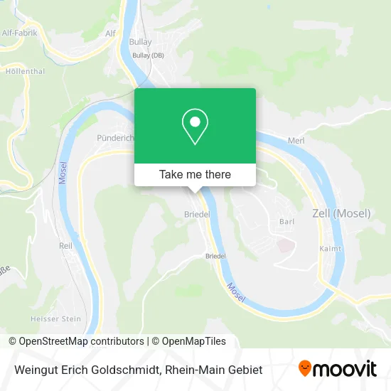 Карта Weingut Erich Goldschmidt
