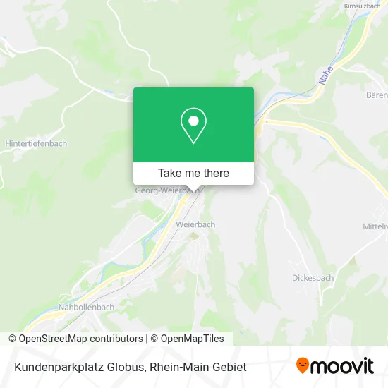 Kundenparkplatz Globus map