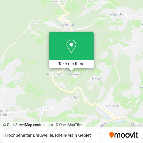 Карта Hochbehälter Brauweiler