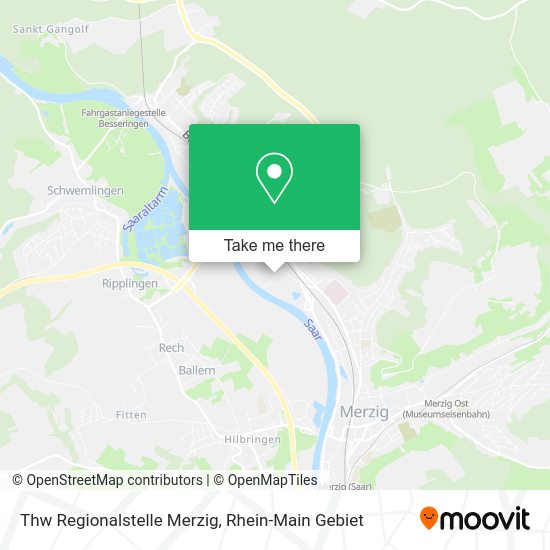 Карта Thw Regionalstelle Merzig