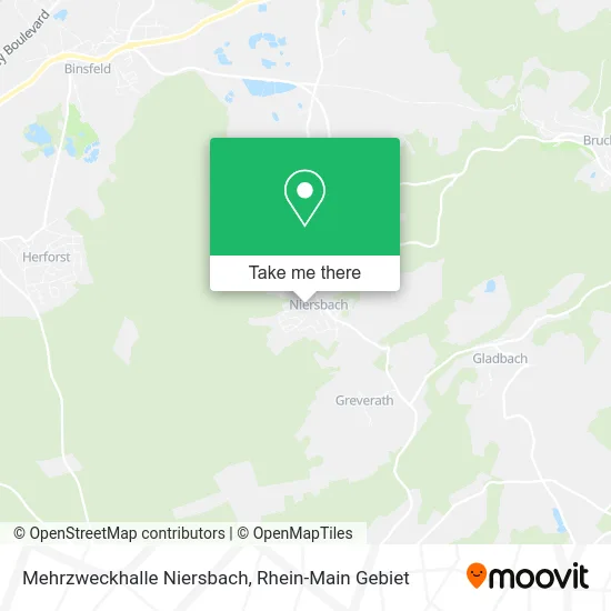 Карта Mehrzweckhalle Niersbach