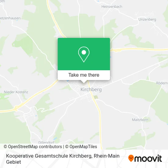 Карта Kooperative Gesamtschule Kirchberg
