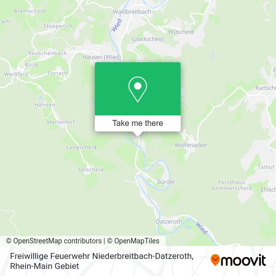 Карта Freiwillige Feuerwehr Niederbreitbach-Datzeroth