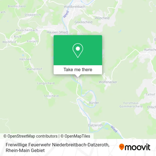 Карта Freiwillige Feuerwehr Niederbreitbach-Datzeroth