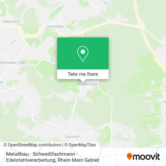 Карта Metallbau - Schweißfachmann - Edelstahlverarbeitung