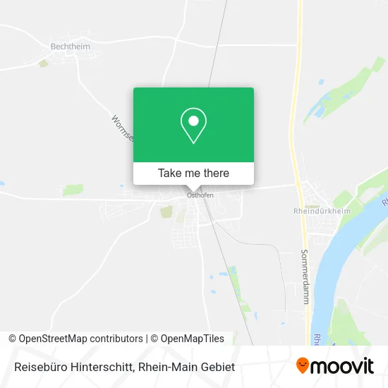 Карта Reisebüro Hinterschitt