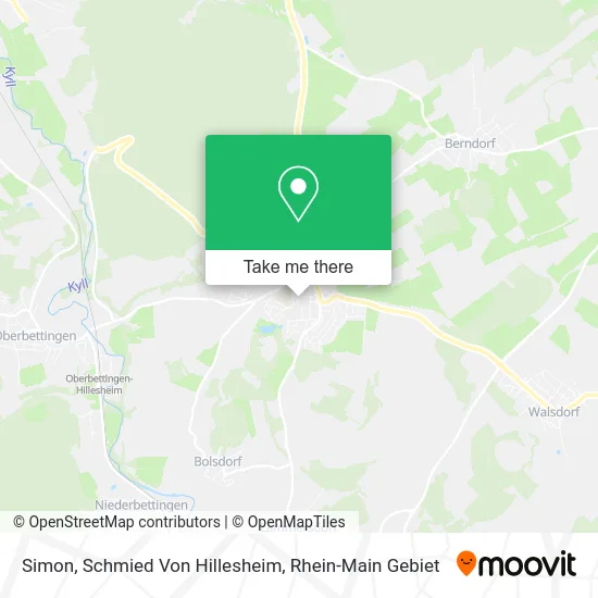 Карта Simon, Schmied Von Hillesheim