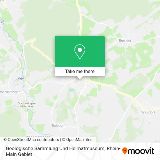 Карта Geologische Sammlung Und Heimatmuseum