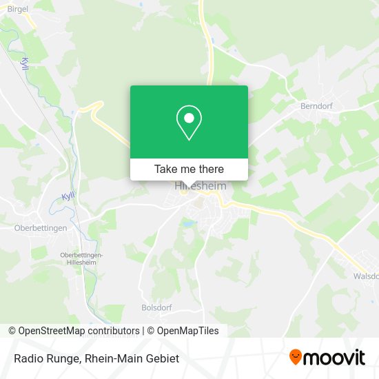 Карта Radio Runge