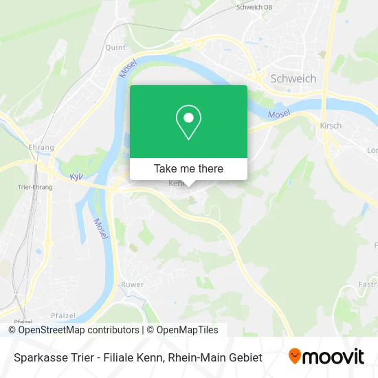 Карта Sparkasse Trier - Filiale Kenn