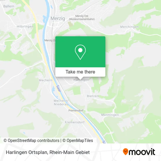 Карта Harlingen Ortsplan