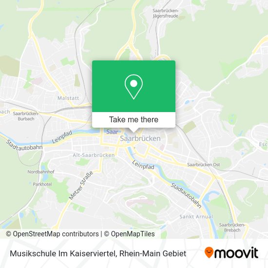 Карта Musikschule Im Kaiserviertel