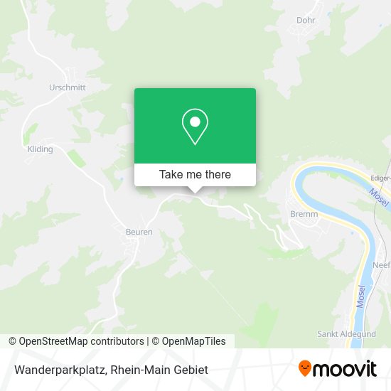 Карта Wanderparkplatz