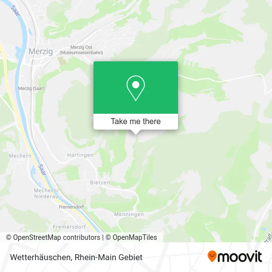 Карта Wetterhäuschen