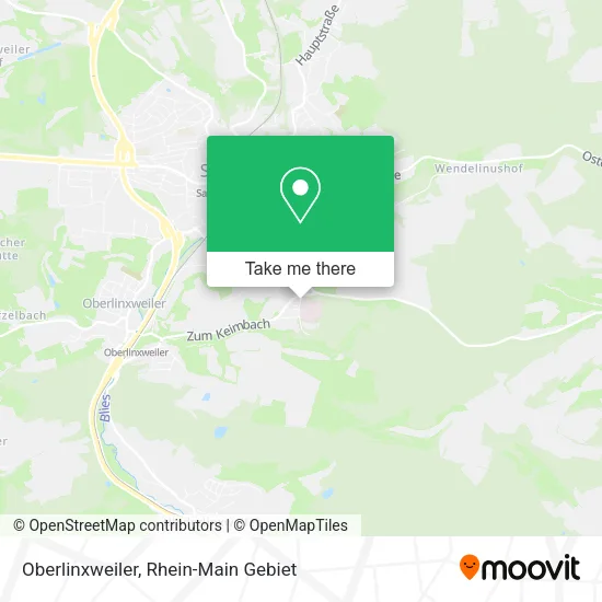 Карта Oberlinxweiler