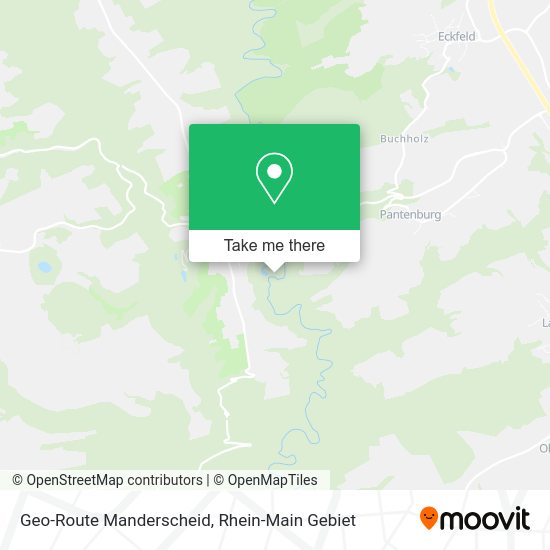 Карта Geo-Route Manderscheid